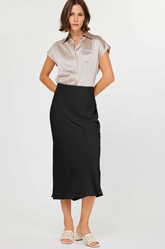 Slip Midi Skirt