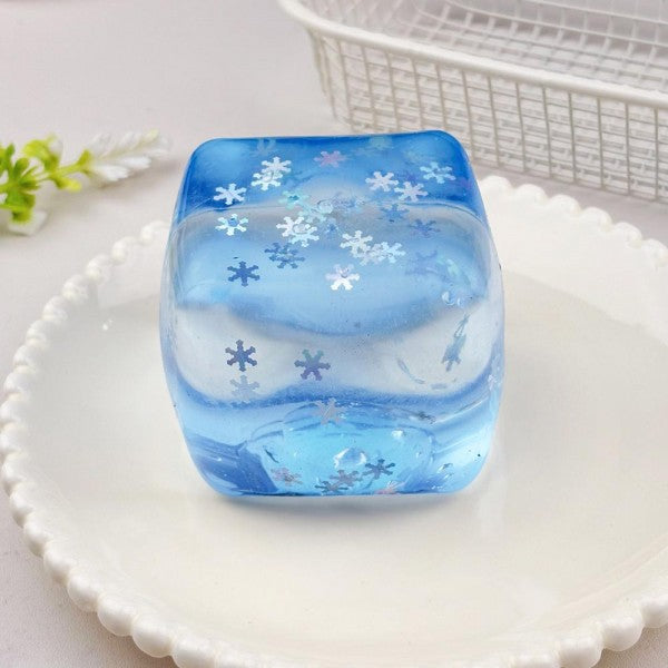 Star Glitter Cube Squishy 7325510
