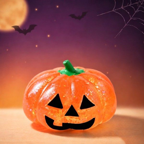 Glitter-filled pumpkin squishy 7326236