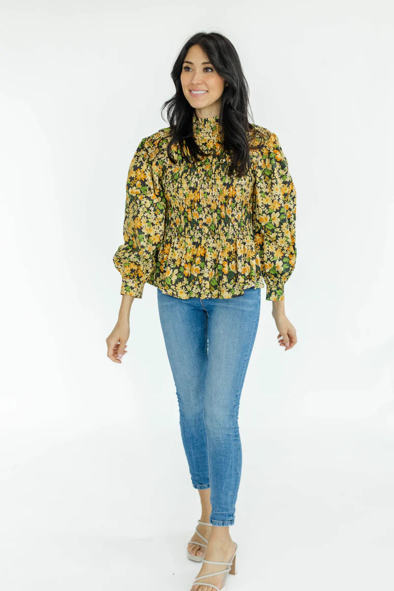 Lucie Blouse Golden Haze