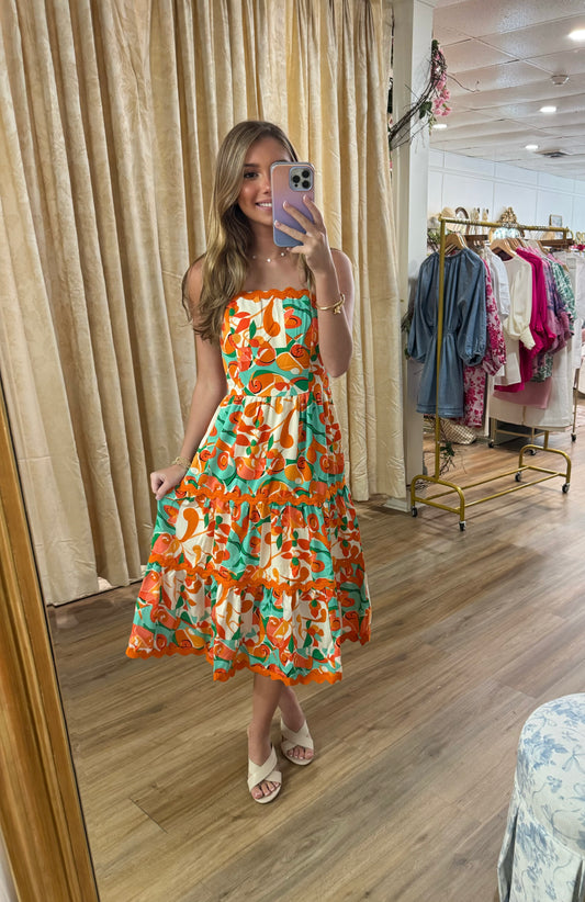 Orange Ric Rac Maxi