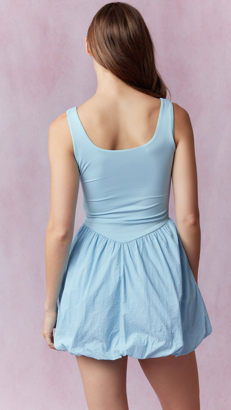 Bubble Hem Sporty Romper