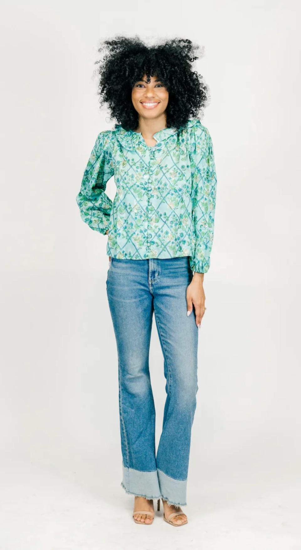 The Aurelia Blouse | Blue Bell