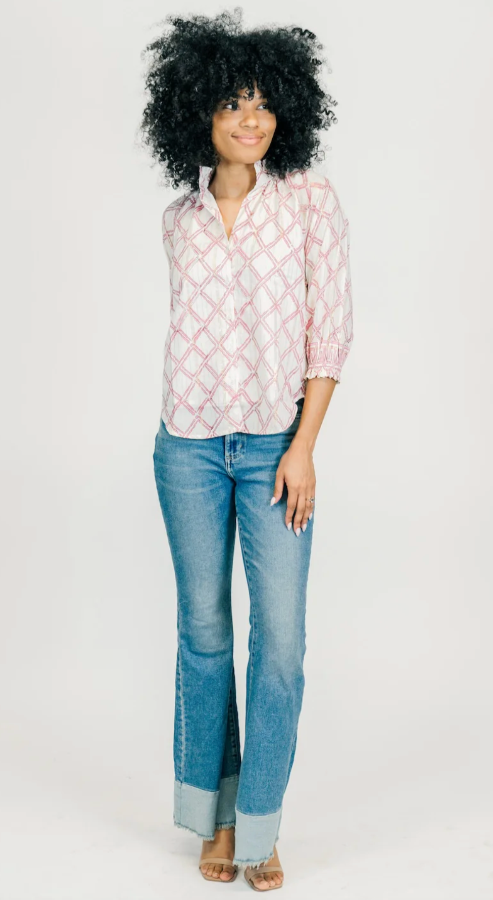 The Sage Blouse | Pink Prism