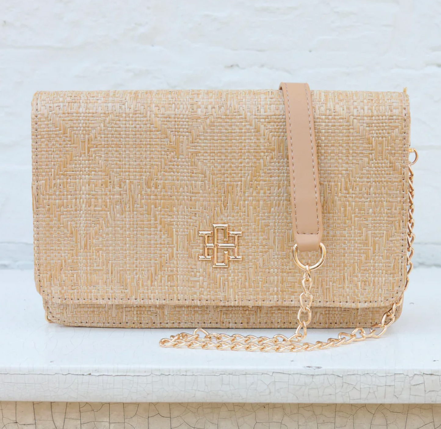 Bryn Crossbody - Natural Lattice