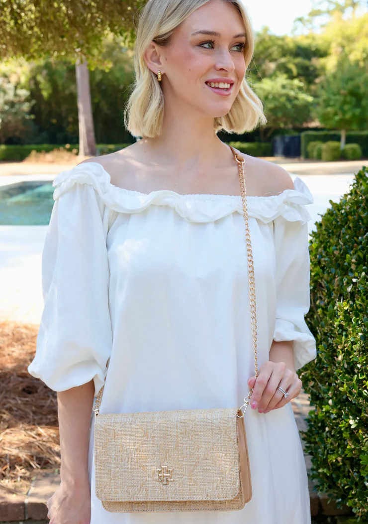 Bryn Crossbody - Natural Lattice