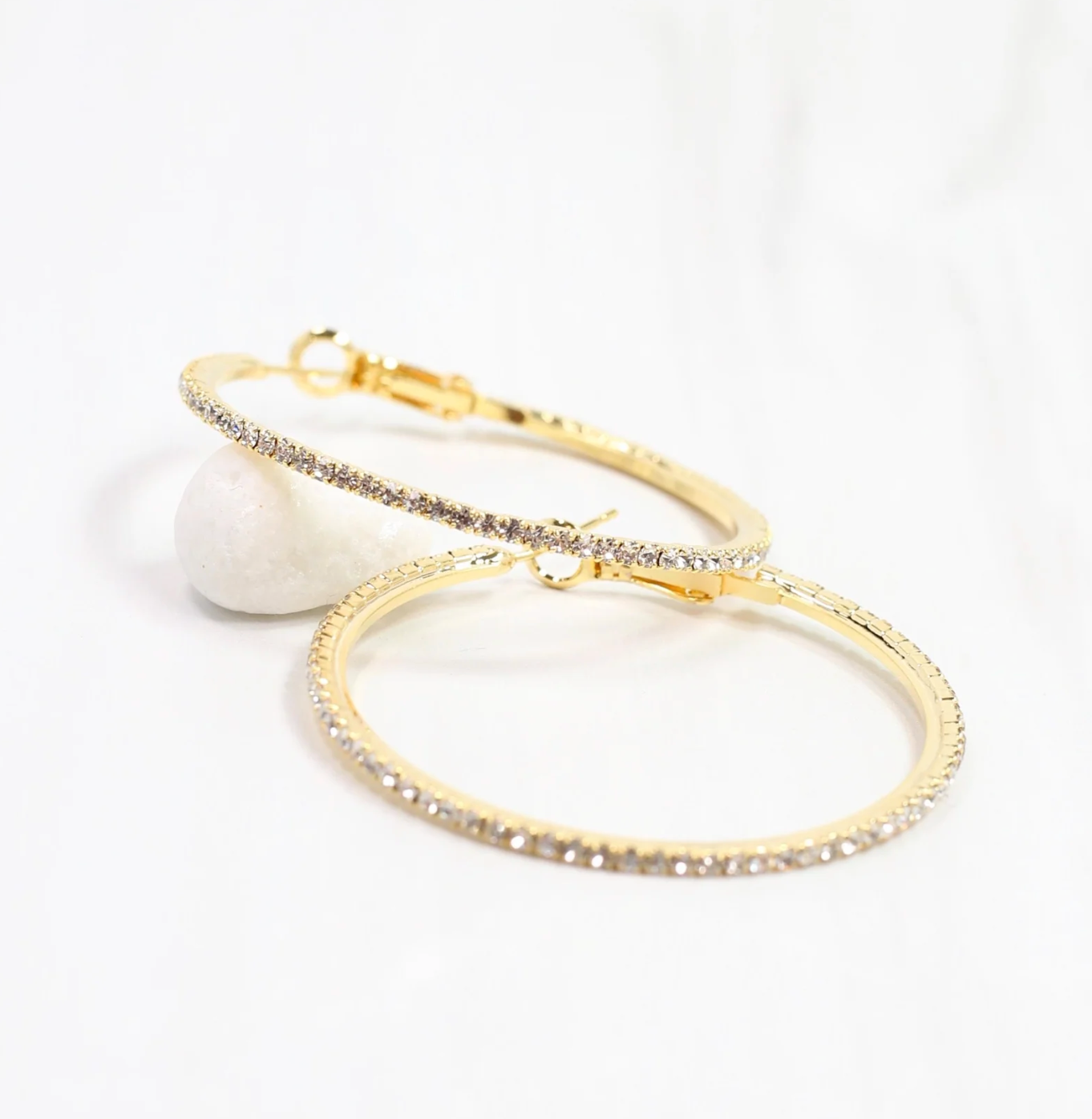 Kayla CZ Hoop Earring