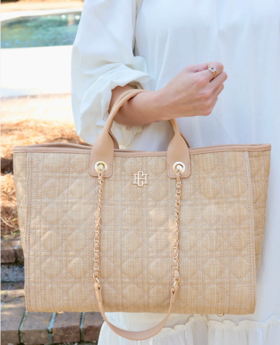 Melissa Tote Bag Natural Quilted LQ