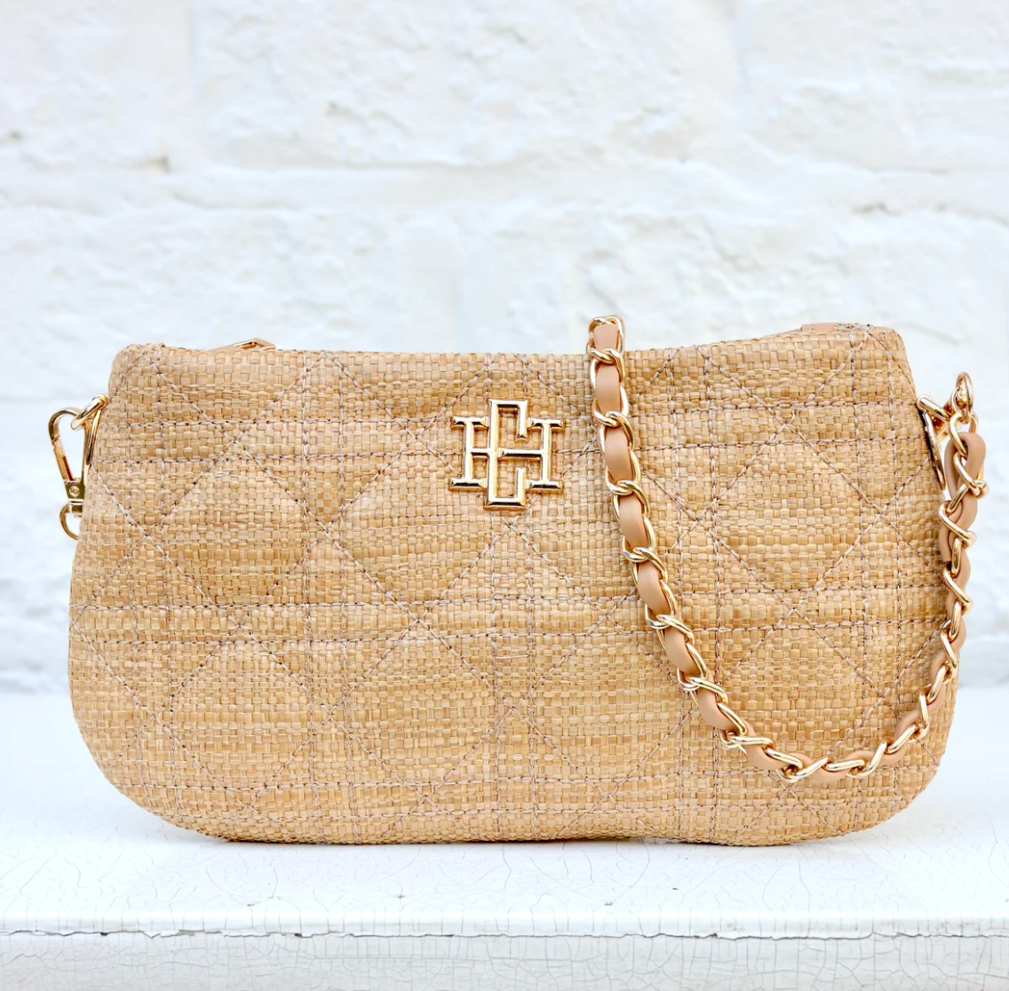 Livi Crossbody Natural Quilted LQ