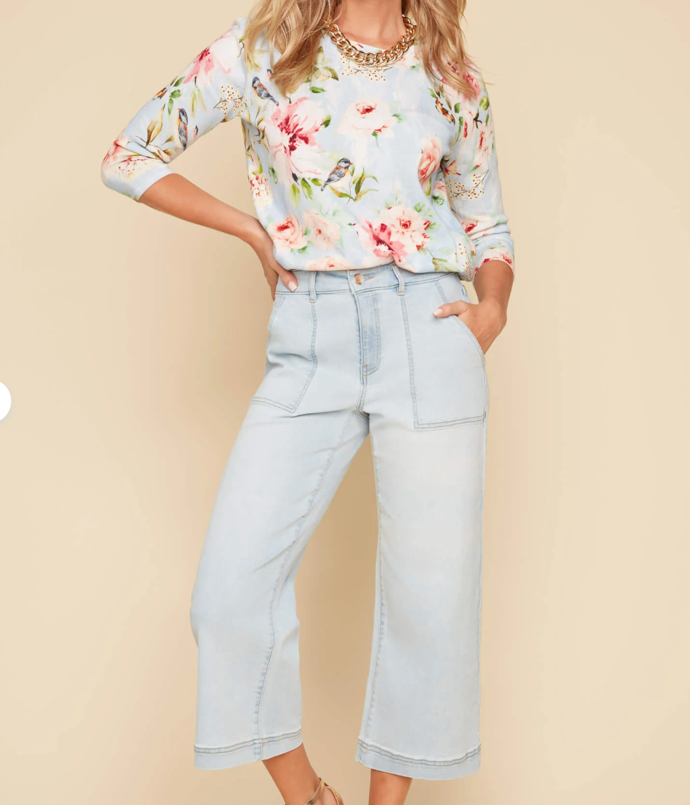 Renuar Bleached Wash Pant