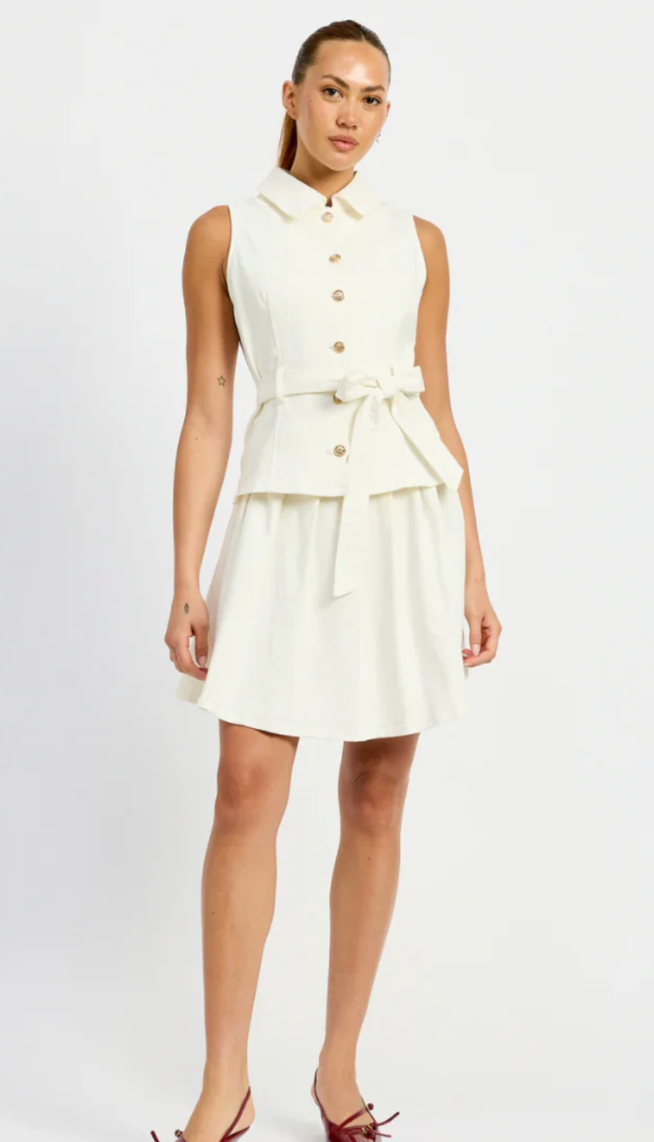 Oaklynn Denim Mini Dress
