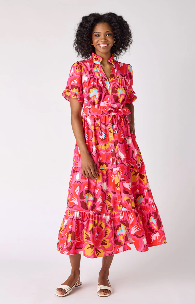 Hampton Dress | Paper Flower