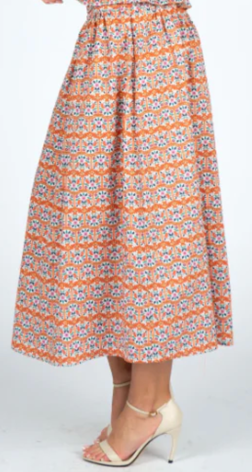 Luna Boho Tile Skirt