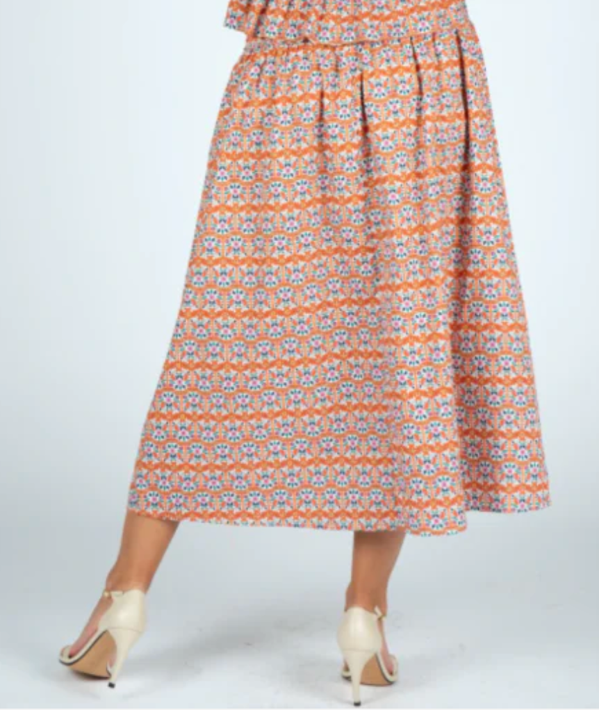 Luna Boho Tile Skirt