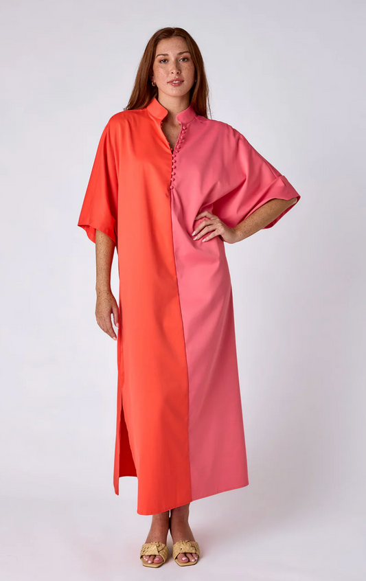Audie Dress - Texas Sun Colorblock
