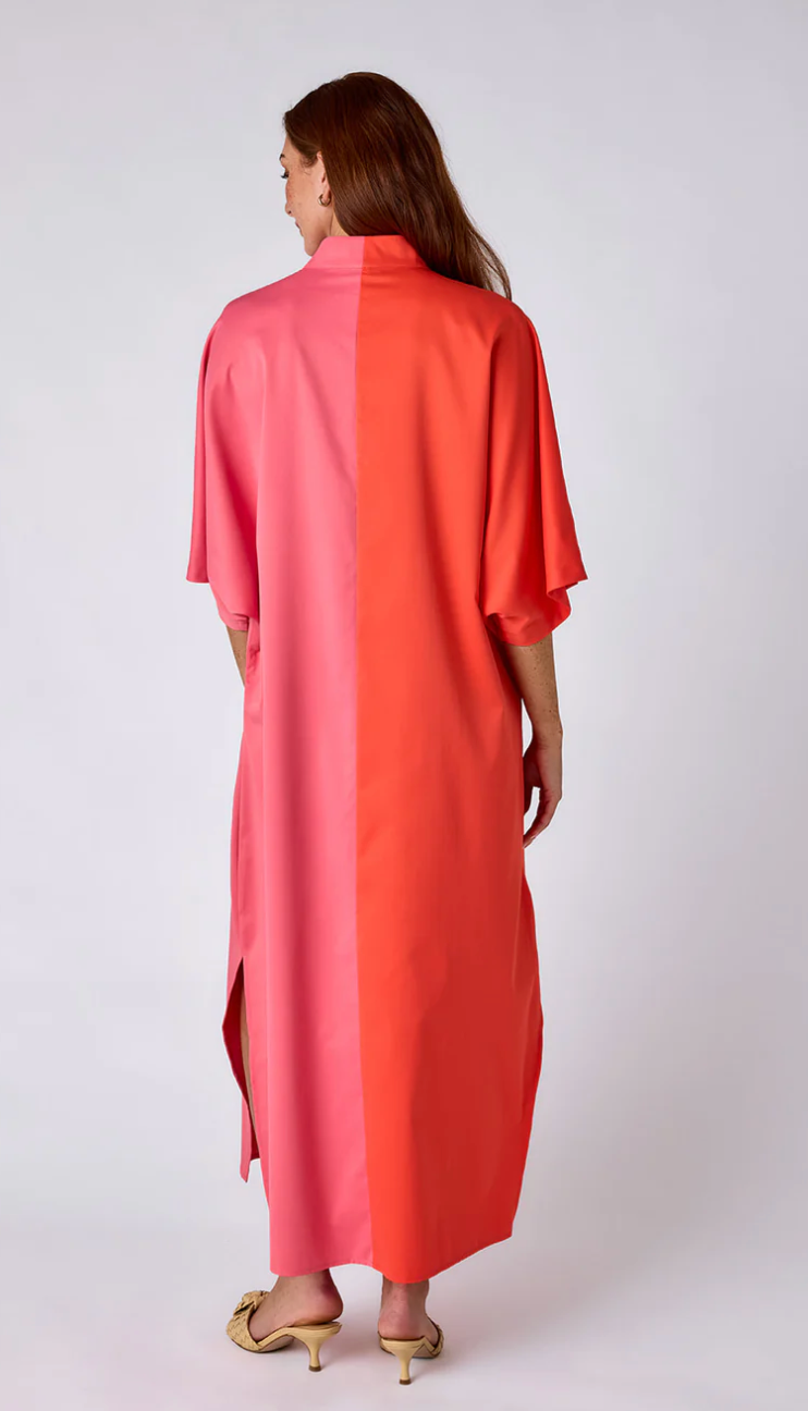 Audie Dress - Texas Sun Colorblock