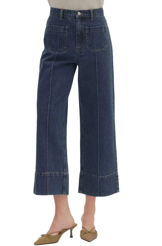 Wide Leg Cropped Pant