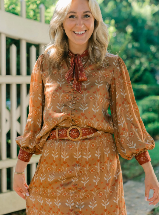 Jamie Blouse | Cranberry Vines