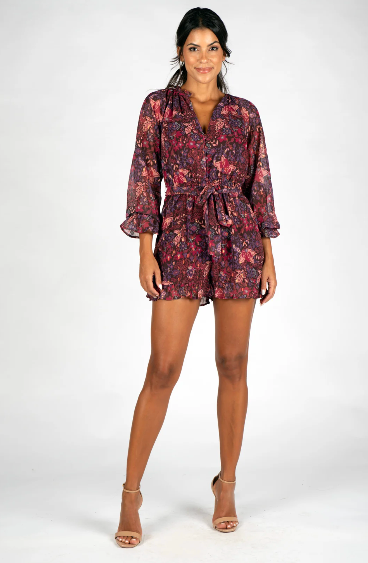 Midnight Floral Ember Romper