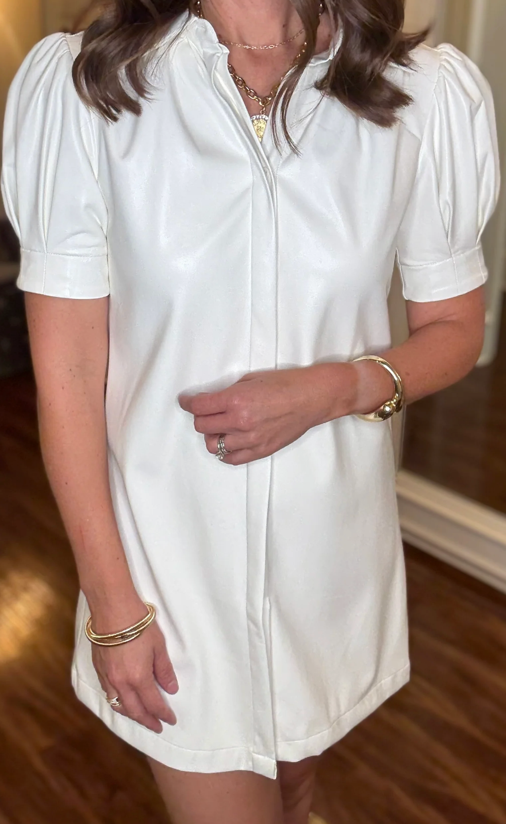 White Vivienne Dress Sincerely Ours