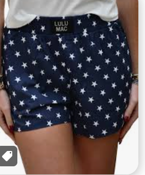 Navy star boxer short