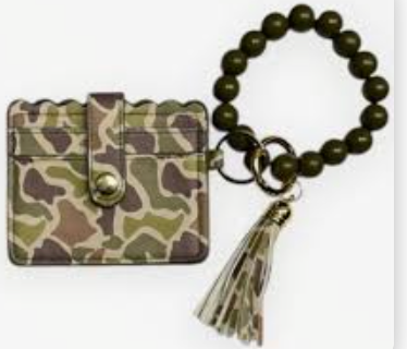 Camo Wristlet Id Wallet