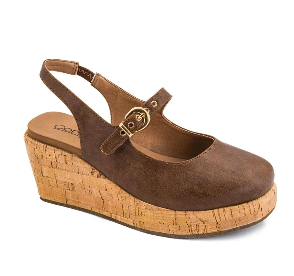 Pity Party Cognac Wedge By Corky's