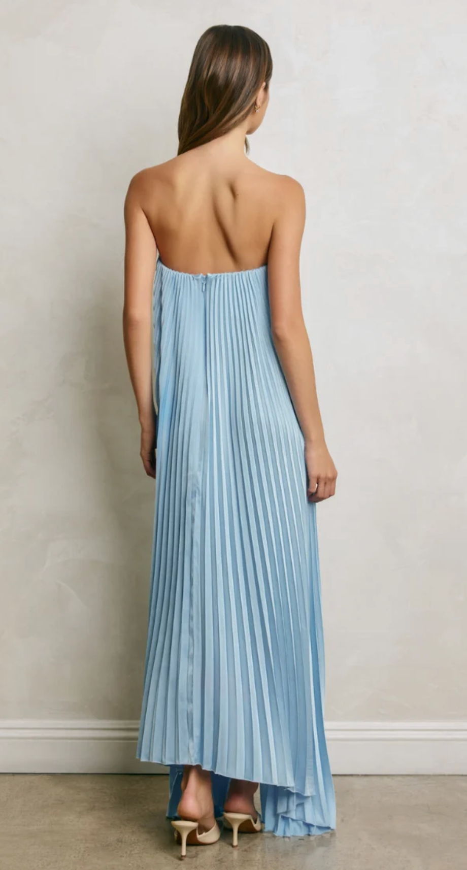 Erynn Pleated Maxi dress