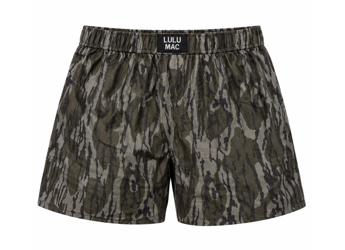 Lulu Mac Mossy Oak Bottomland Boxer Shorts
