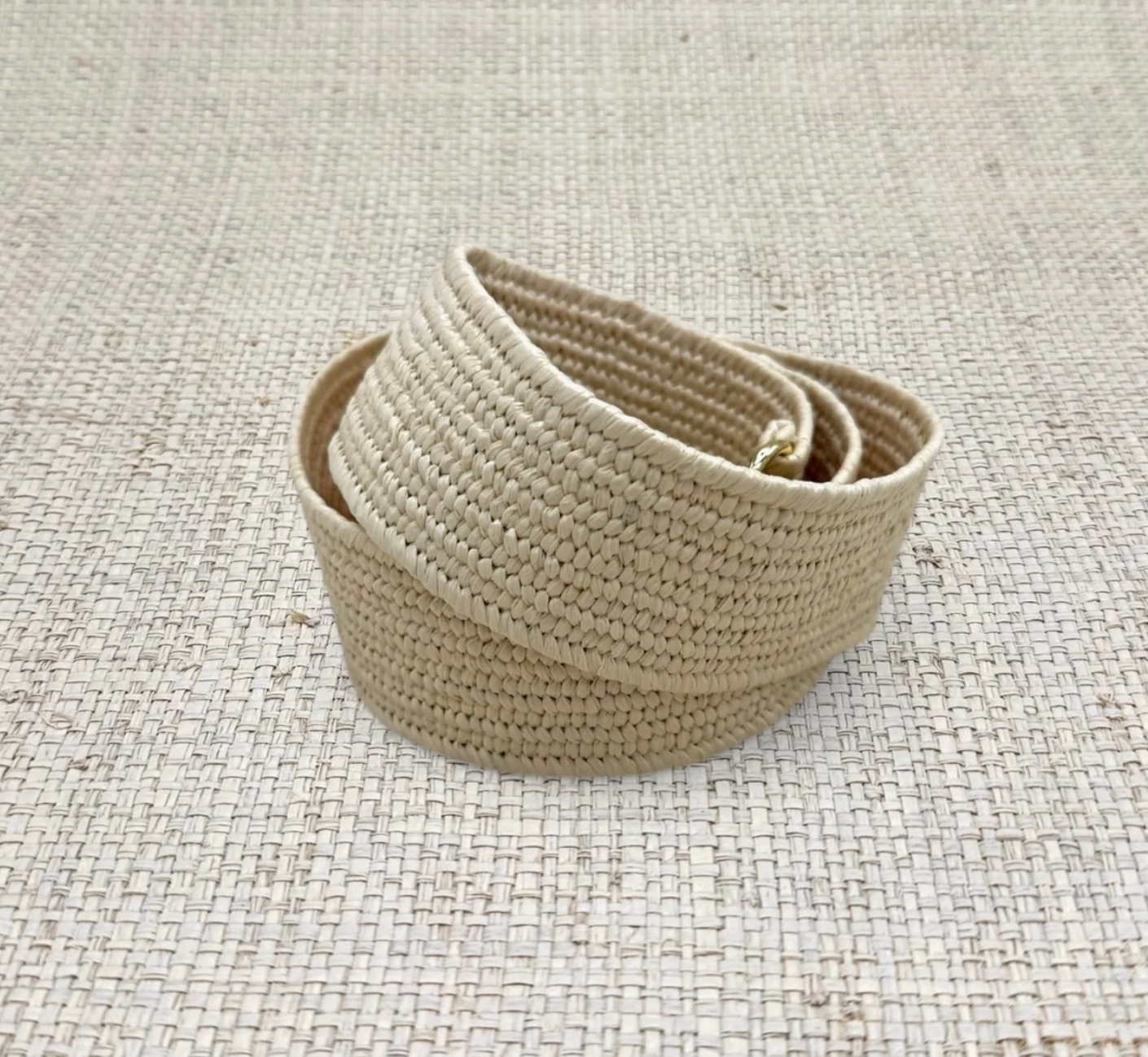 Stretch Raffia Belt Band
