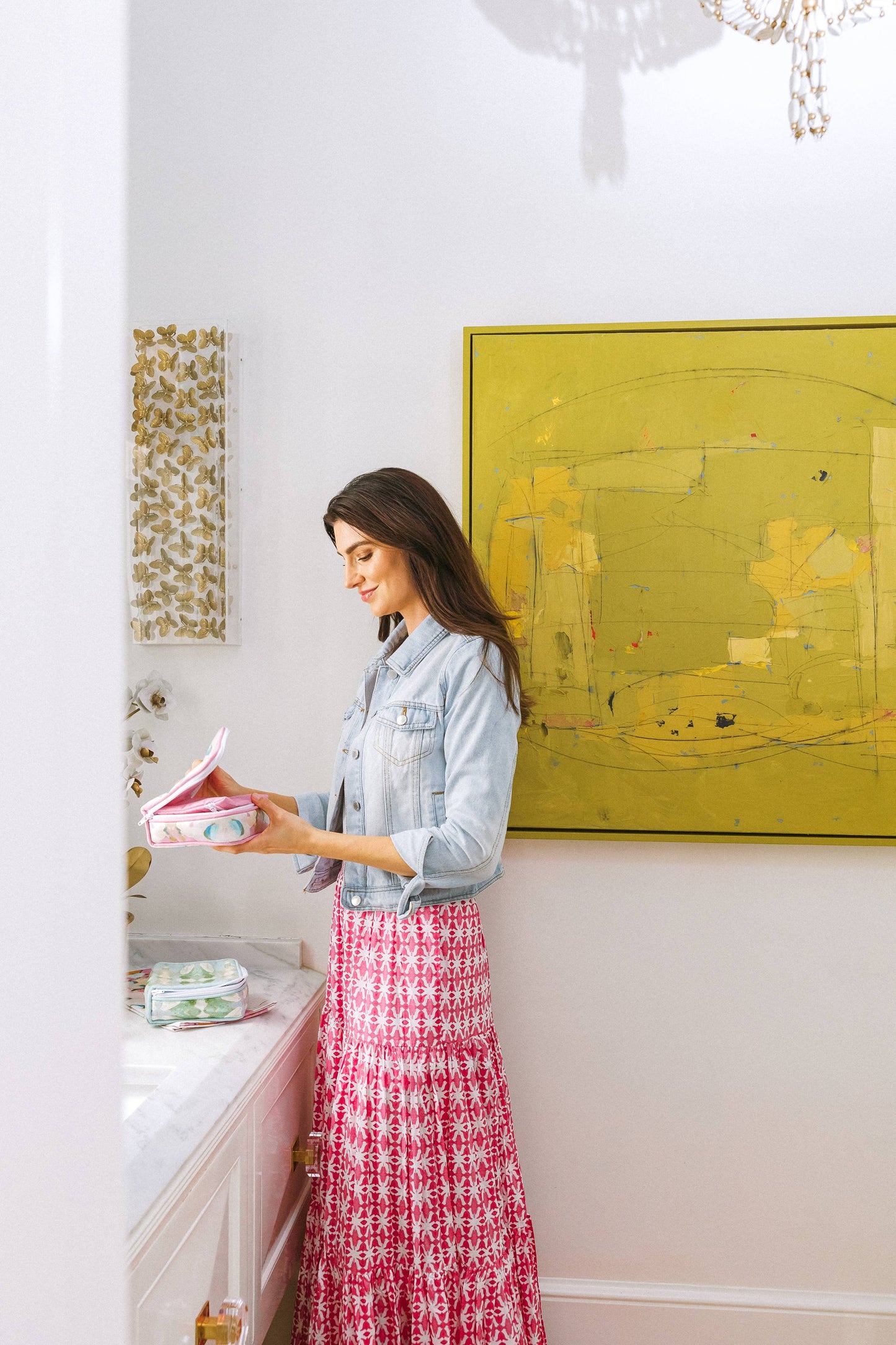 Triple Tiered Maxi Skirt - Spice Market Pink