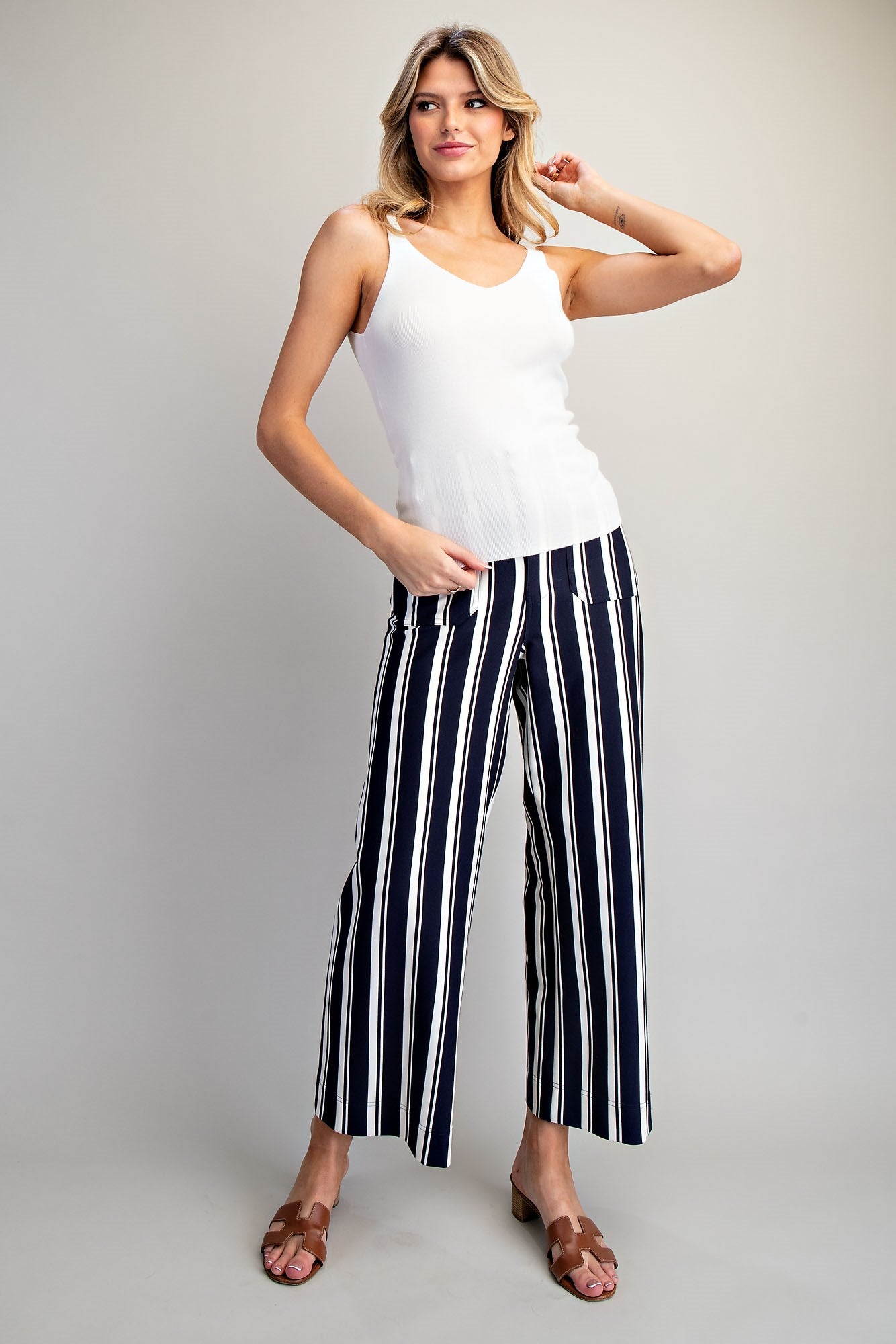 Sleeveless Knit Tank Top