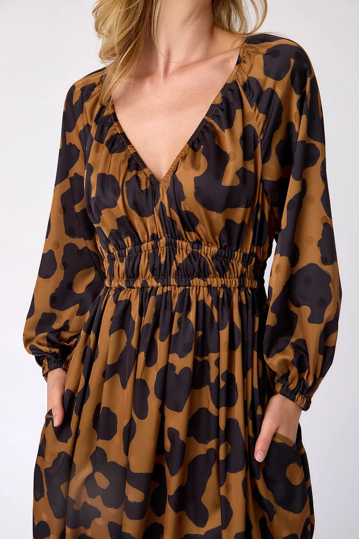 Crosby: Holland Dress- Leopard Den