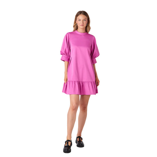 Crosby Brixton Dress-Super Pink