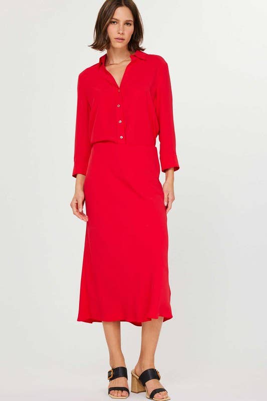 Slip Midi Skirt