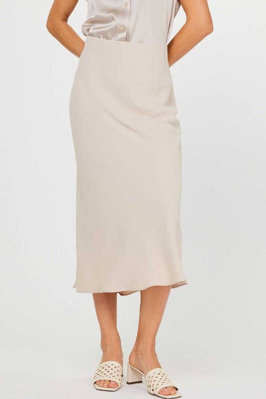 Slip Midi Skirt