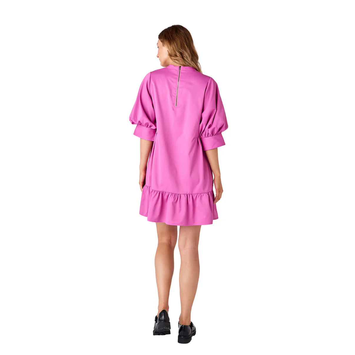 Crosby Brixton Dress-Super Pink