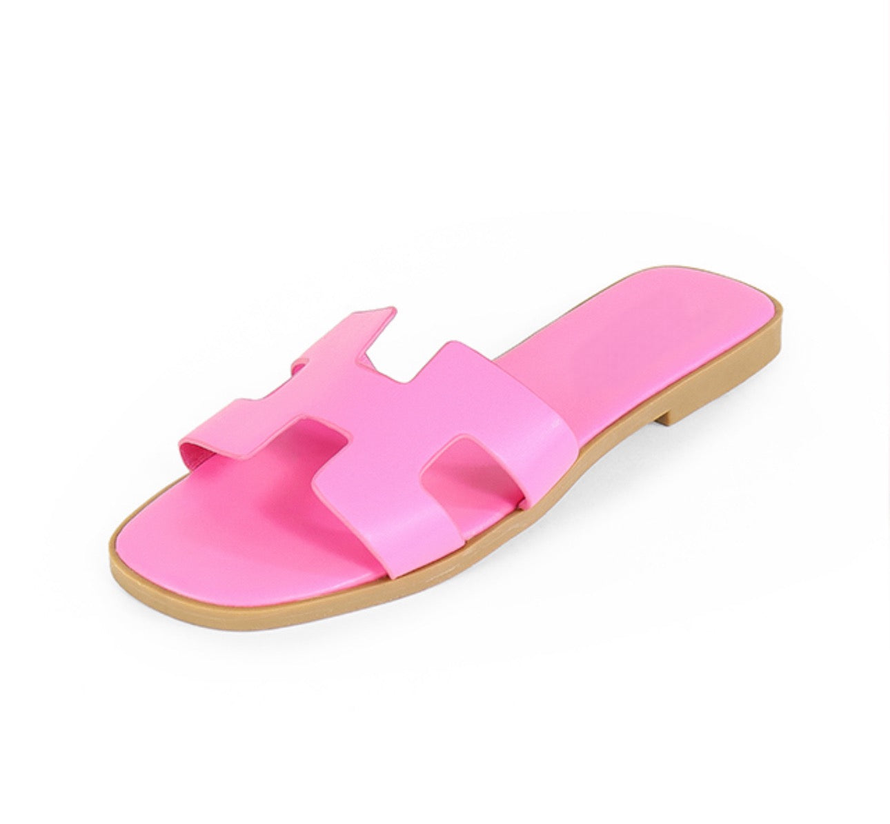 Saffiano Texture Sandal