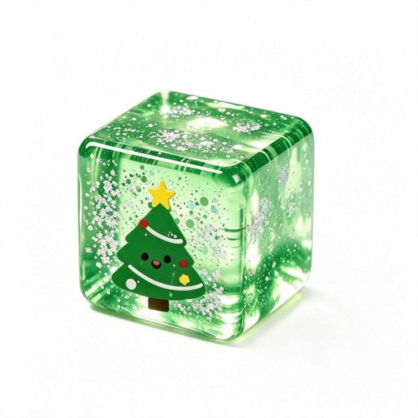 Christmas glitter cube squishy 7326248