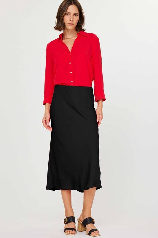 Slip Midi Skirt