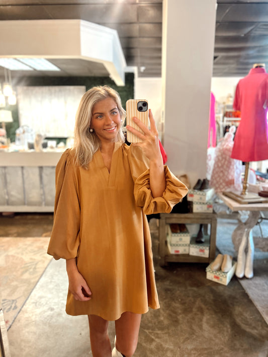 Holly Ballon Sleeve Dress