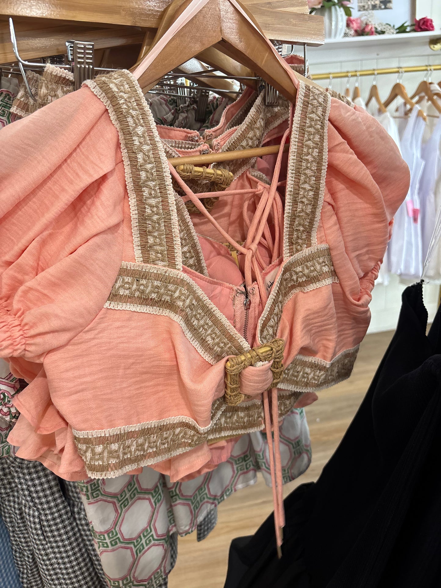 Peach Two Piece Set