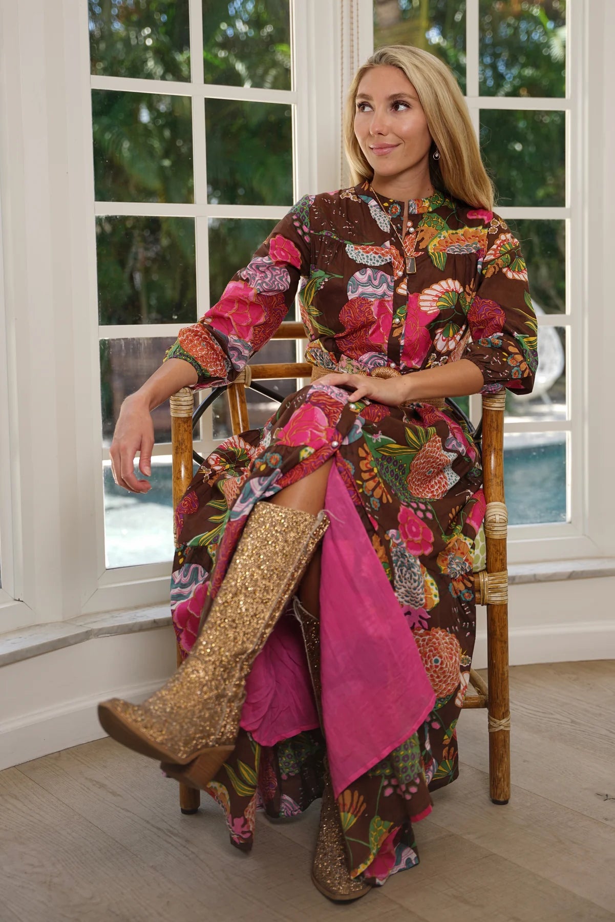 Boho Long Dress Floral