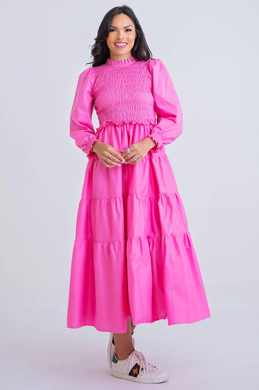Karlie Smock Maxi Dress