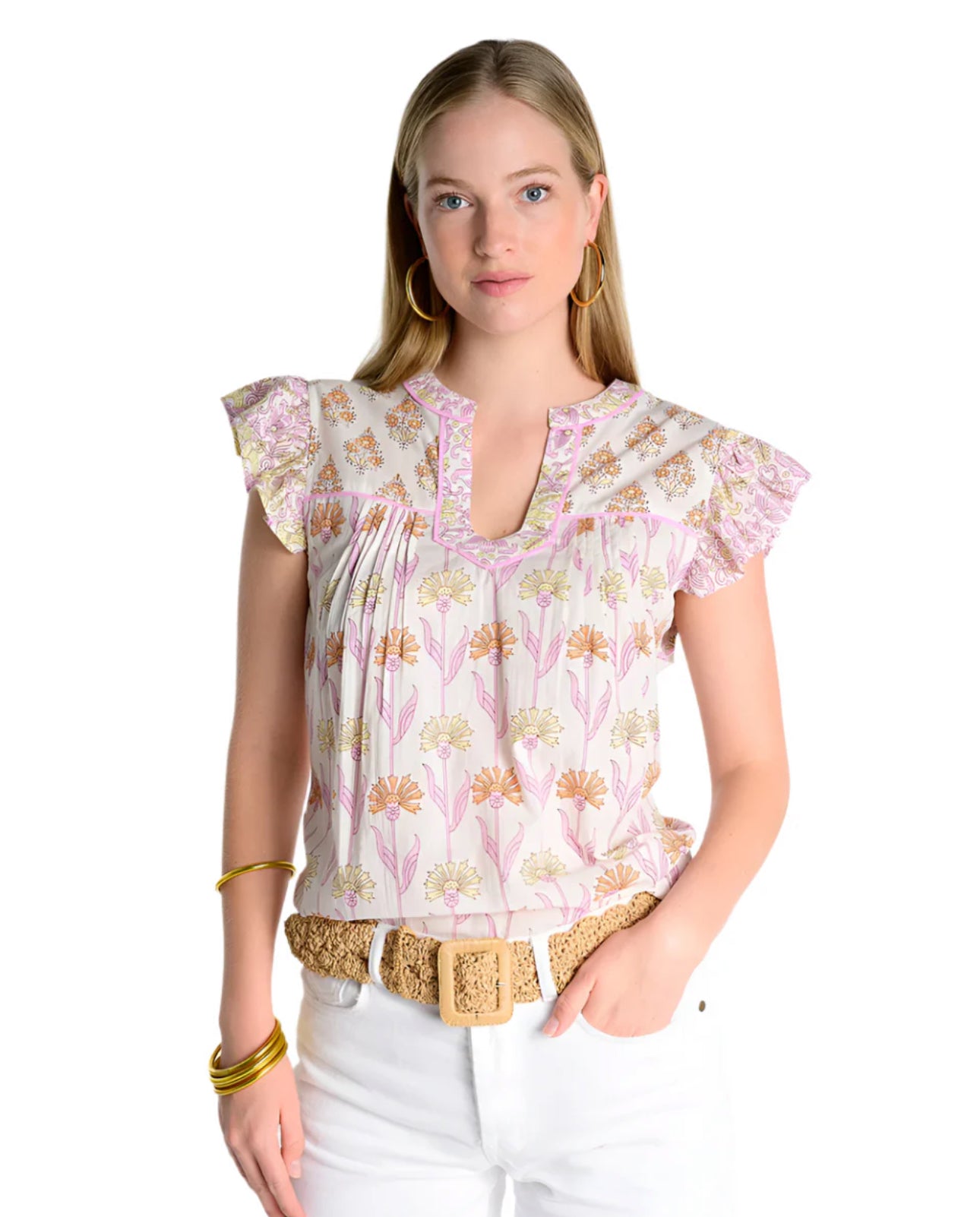 Three Pattern Top 650377