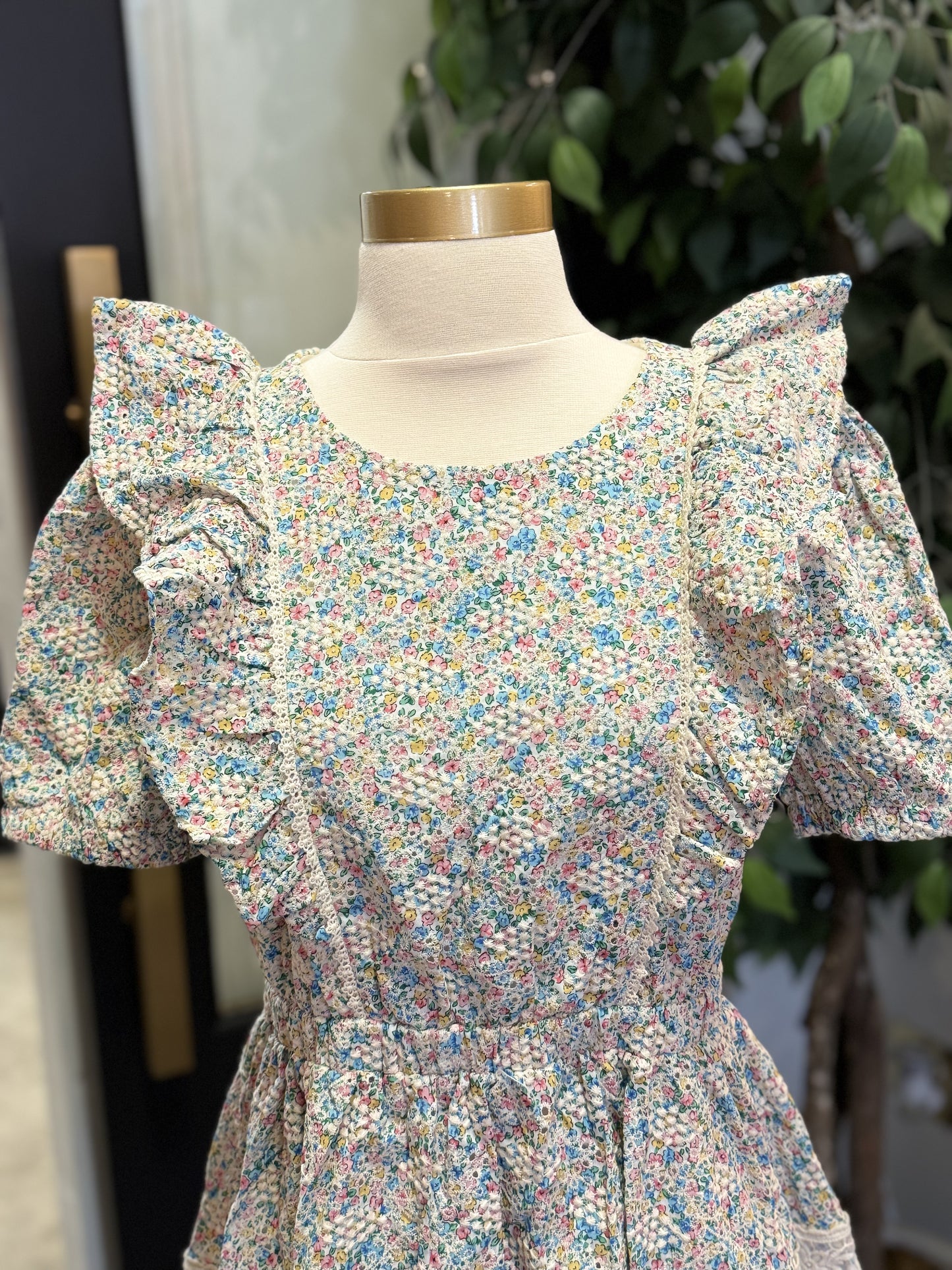 CCD13626 American Girl Floral Dress