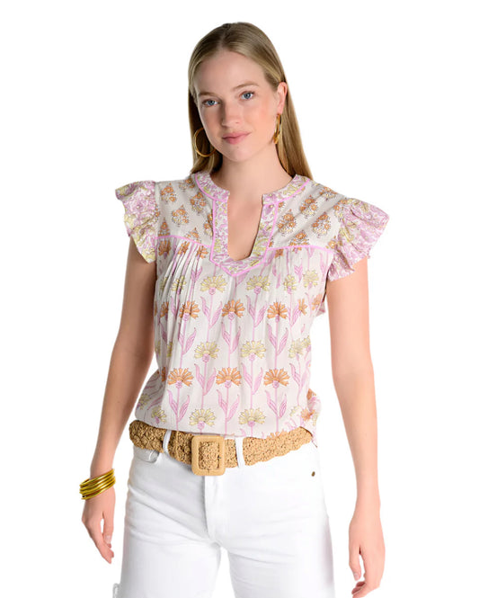 Three Pattern Top 650377