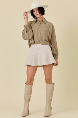 Suede Mini-skort