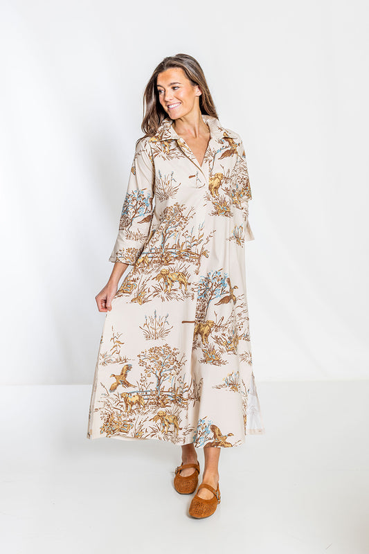 The Maple Field &amp; Feather© Shirt Dress Long