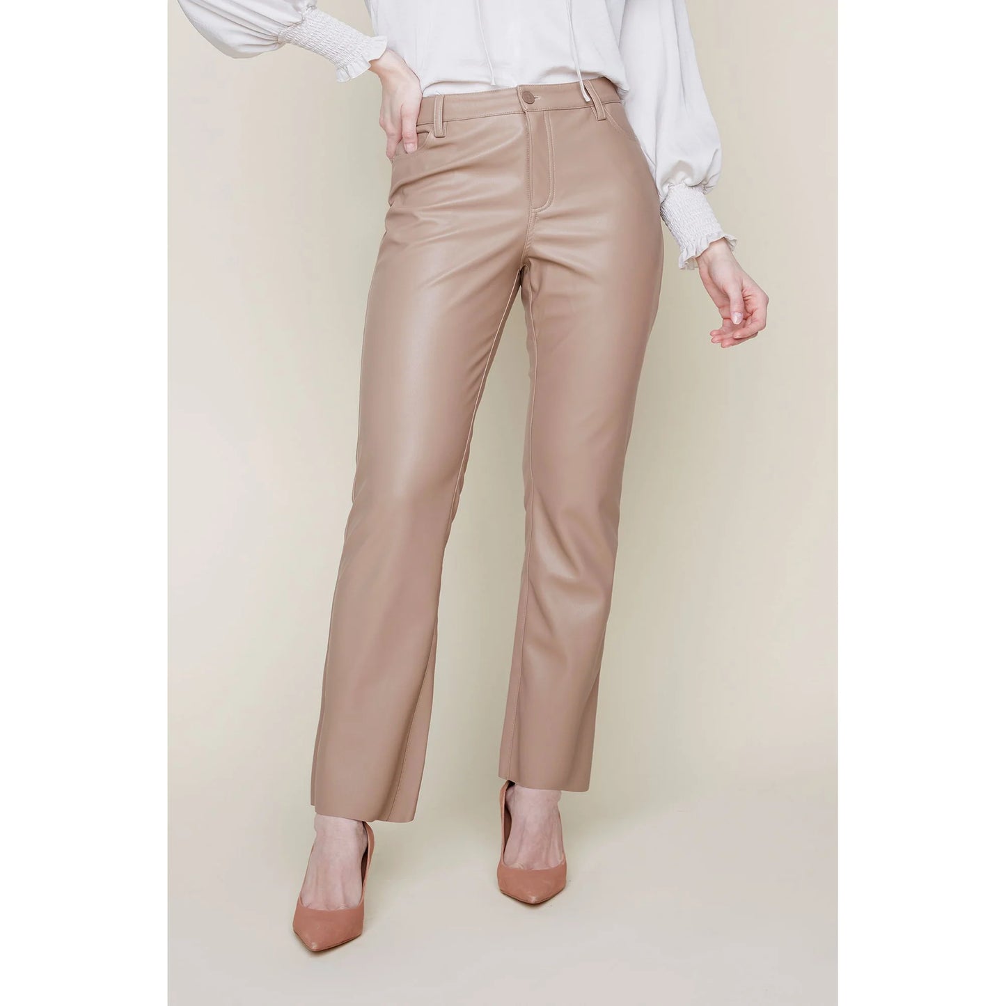 RENUAR // R80739 VEGAN LEATHER PANTS